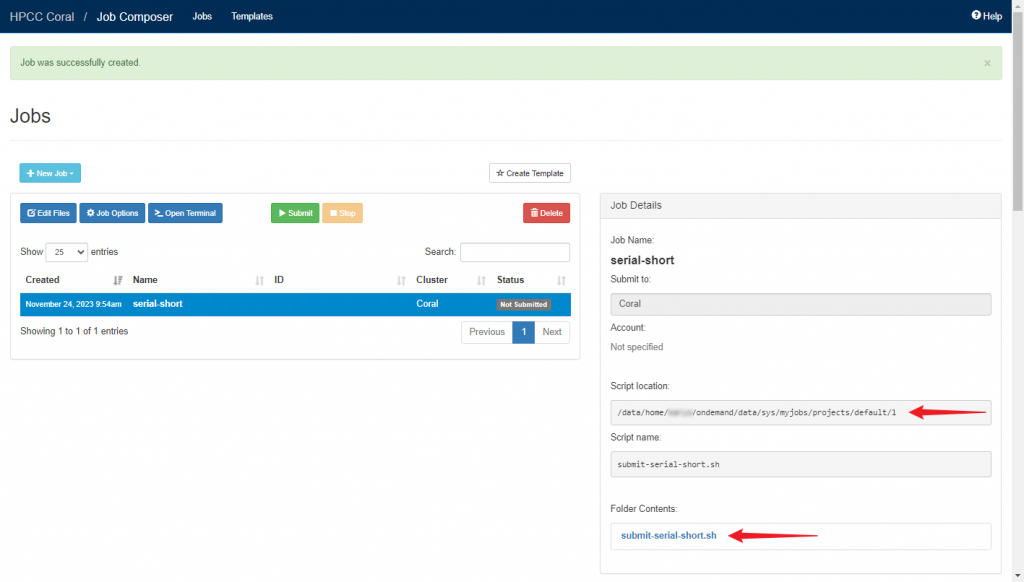 How to use Job Composer to create a Job from a Template on HPCC? – ICTO ...